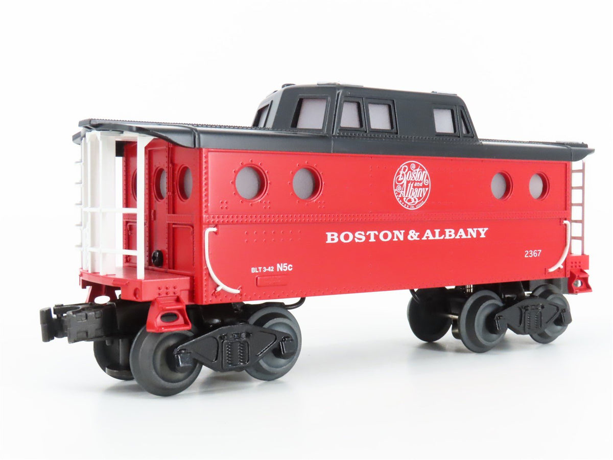 O Gauge 3-Rail Williams CAB134 B&amp;A Boston &amp; Albany N5C Caboose #2367 w/Lights