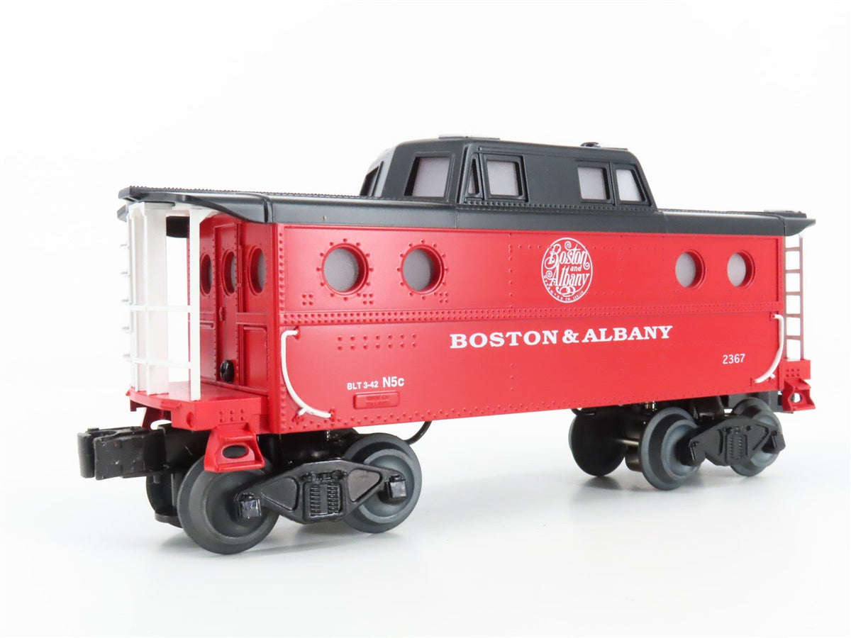 O Gauge 3-Rail Williams CAB134 B&amp;A Boston &amp; Albany N5C Caboose #2367 w/Lights