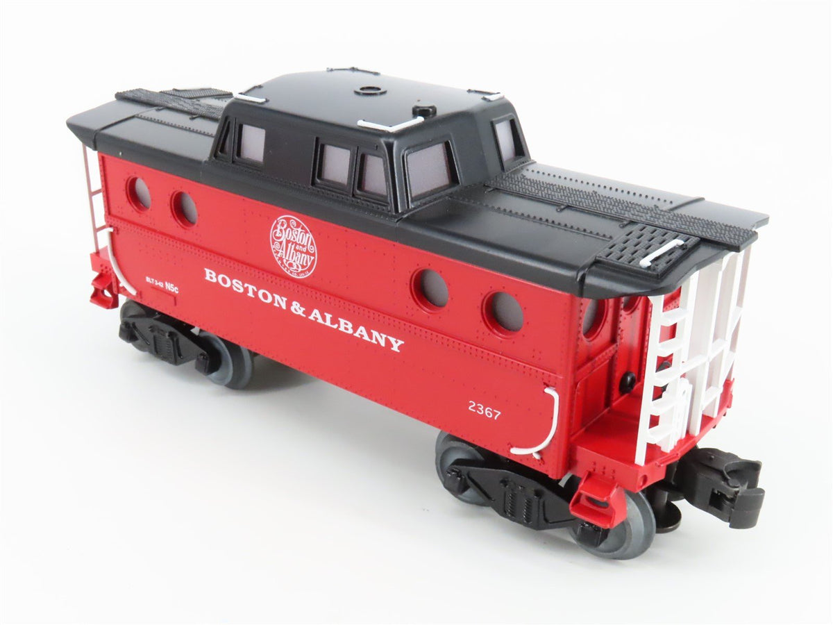 O Gauge 3-Rail Williams CAB134 B&amp;A Boston &amp; Albany N5C Caboose #2367 w/Lights
