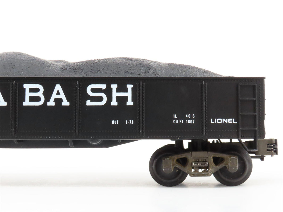 O Gauge 3-Rail Lionel 6-9820 WAB Wabash Railroad Gondola #9820