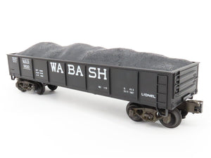 O Gauge 3-Rail Lionel 6-9820 WAB Wabash Railroad Gondola #9820