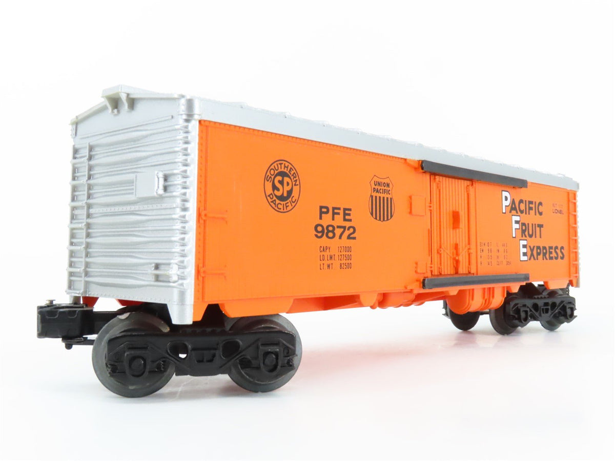 O Gauge 3-Rail Lionel 6-9872 SP UP PFE Pacific Fruit Express Reefer #9872
