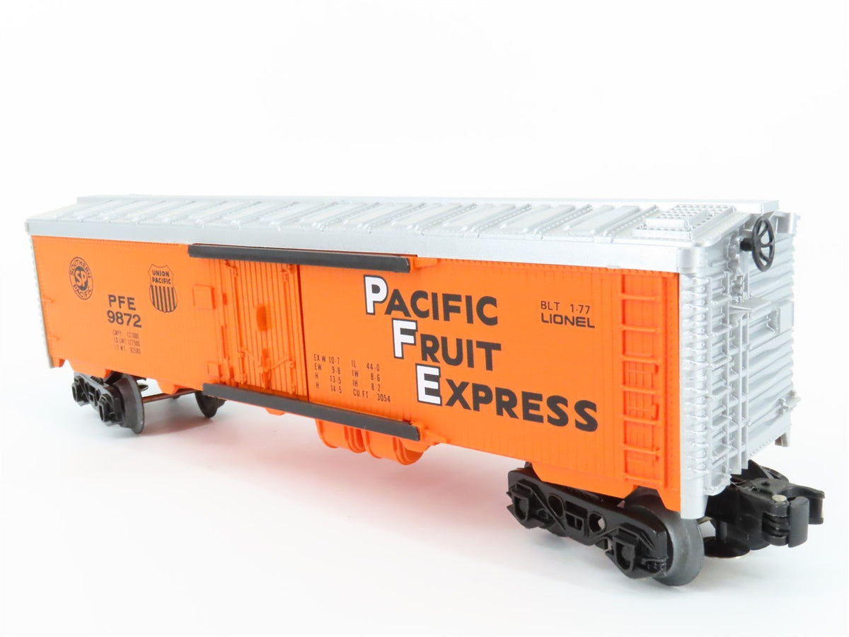O Gauge 3-Rail Lionel 6-9872 SP UP PFE Pacific Fruit Express Reefer #9872