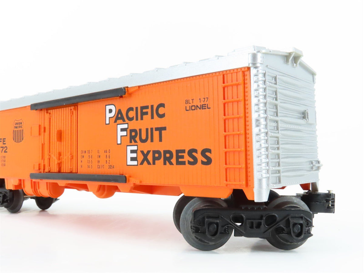 O Gauge 3-Rail Lionel 6-9872 SP UP PFE Pacific Fruit Express Reefer #9872