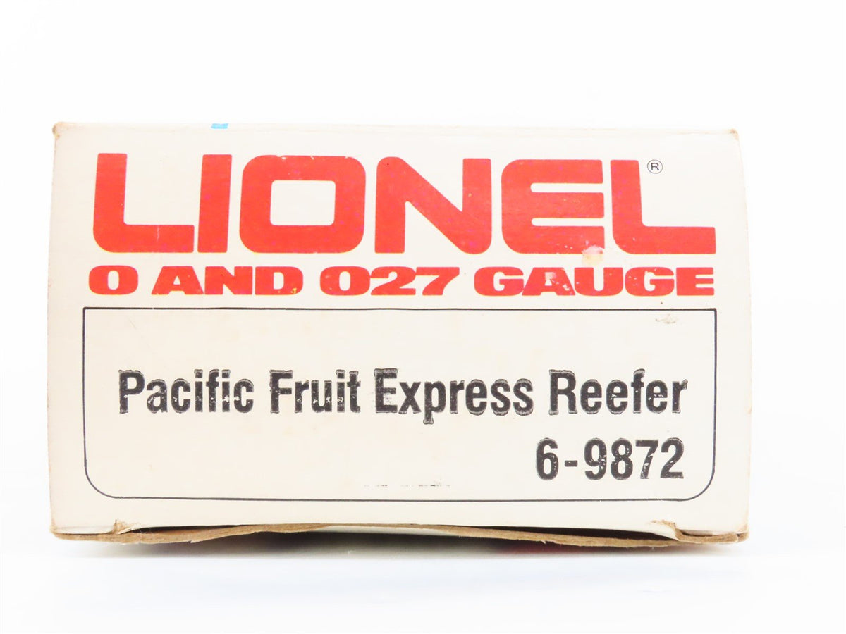 O Gauge 3-Rail Lionel 6-9872 SP UP PFE Pacific Fruit Express Reefer #9872