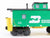 O Gauge 3-Rail K-Line K-6182 BN Burlington Northern Lighted Caboose #6182