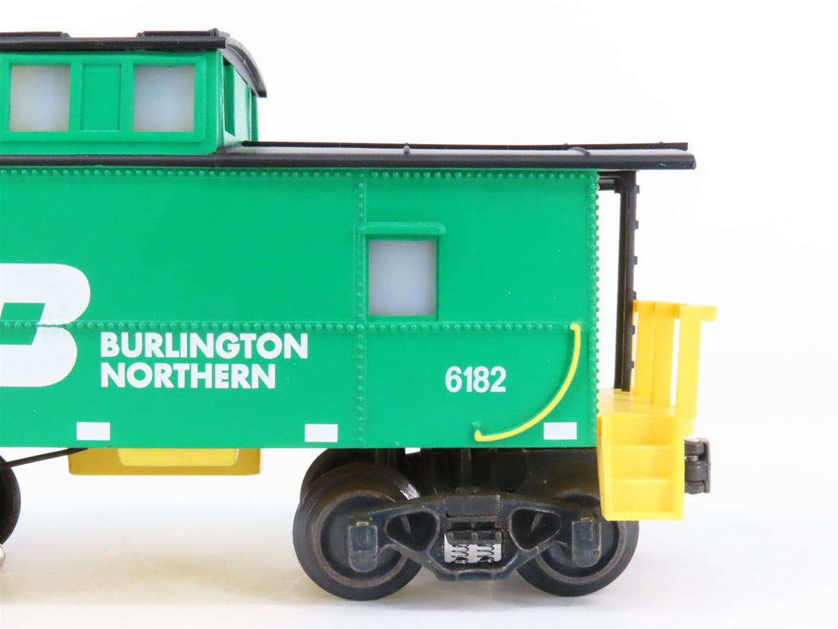 O Gauge 3-Rail K-Line K-6182 BN Burlington Northern Lighted Caboose #6182