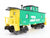 O Gauge 3-Rail K-Line K-6182 BN Burlington Northern Lighted Caboose #6182