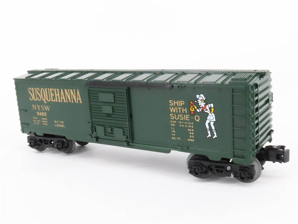 O Gauge 3-Rail Lionel 6-9402 NYSW Susquehanna Single Door Box Car #9402