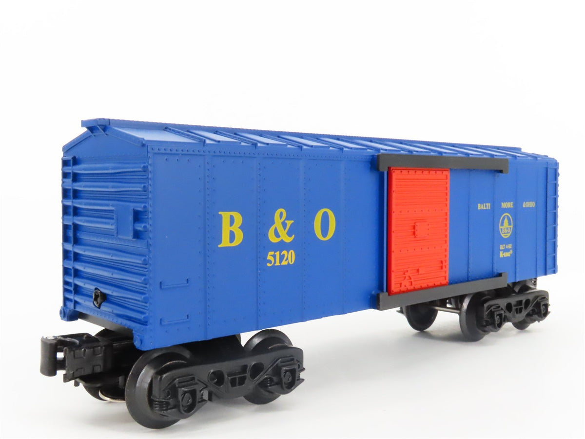 O Gauge 3-Rail K-Line K-5120 B&amp;O Baltimore &amp; Ohio Single Door Boxcar #5120