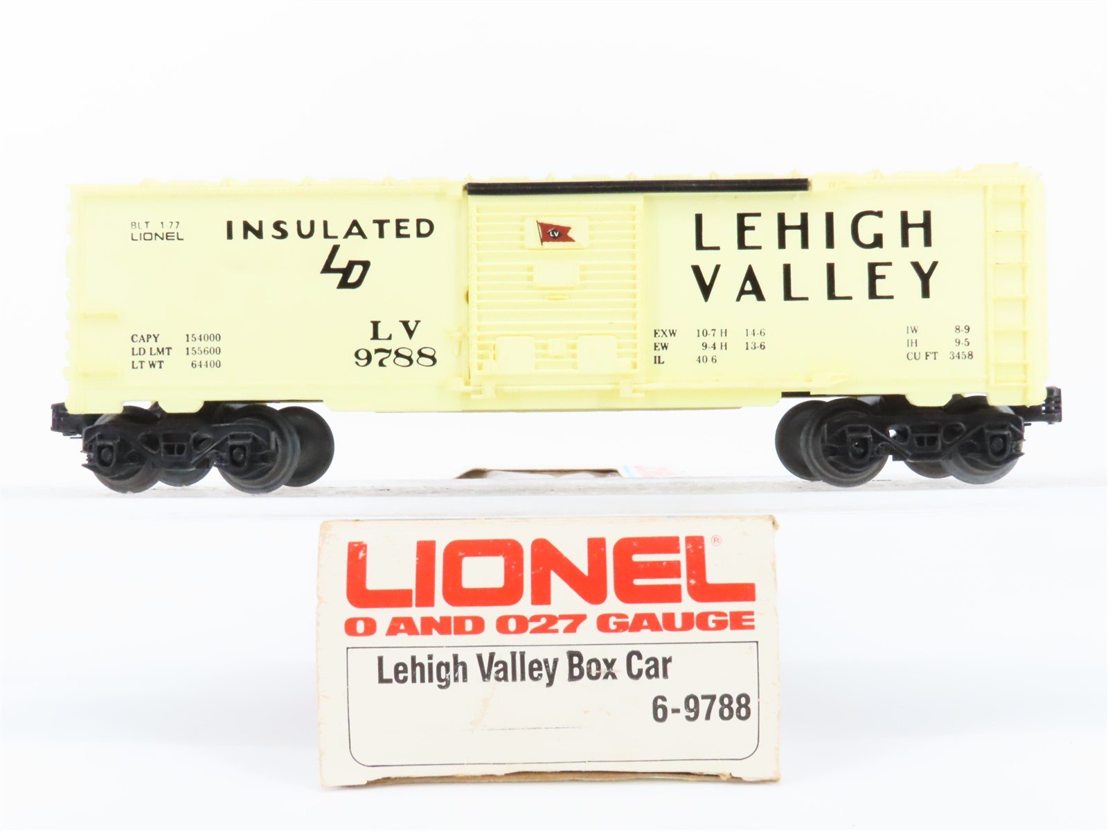 O Gauge 3-Rail Lionel 6-9788 LV Lehigh Valley Single Door Box Car #9788