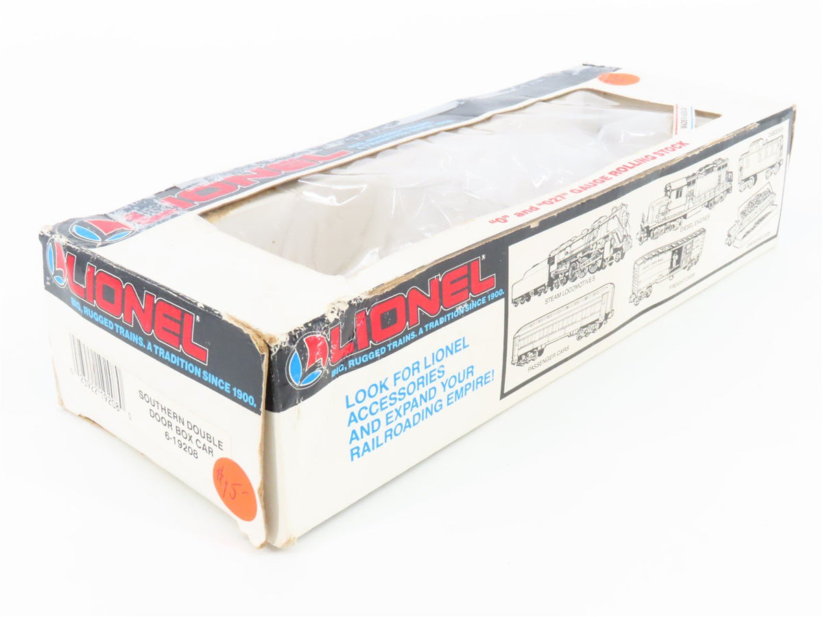 O Gauge 3-Rail Lionel 6-19208 Southern Double Door Boxcar #19208