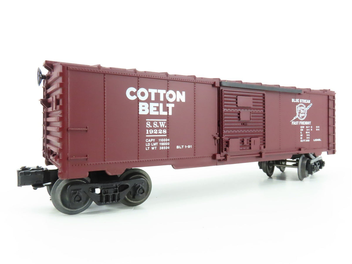 O Gauge 3-Rail Lionel 6-19228 SSW Cotton Belt Blue Streak Boxcar #19228