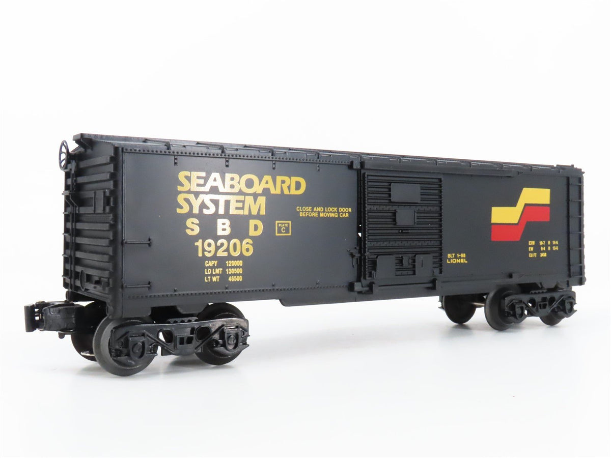 O Gauge 3-Rail Lionel 6-19206 SBD Seaboard System Single Door Boxcar #19206