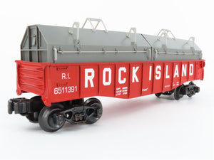O Gauge 3-Rail K-Line K651-1391 RI Rock Island Gondola w/Load #6511391
