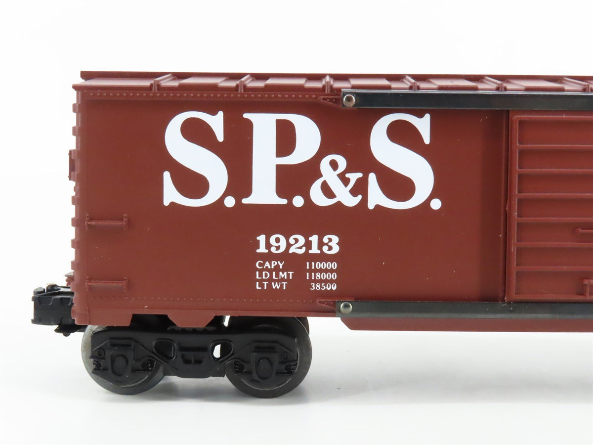 O Gauge 3-Rail Lionel 6-19213 SP&amp;S Spokane Portland &amp; Seattle Boxcar #19213