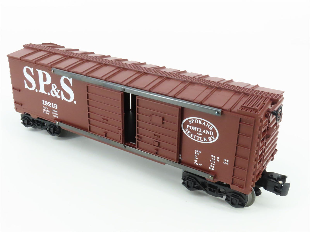 O Gauge 3-Rail Lionel 6-19213 SP&amp;S Spokane Portland &amp; Seattle Boxcar #19213