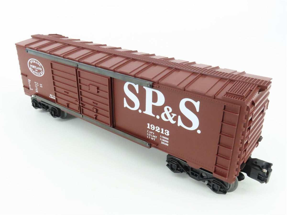 O Gauge 3-Rail Lionel 6-19213 SP&amp;S Spokane Portland &amp; Seattle Boxcar #19213