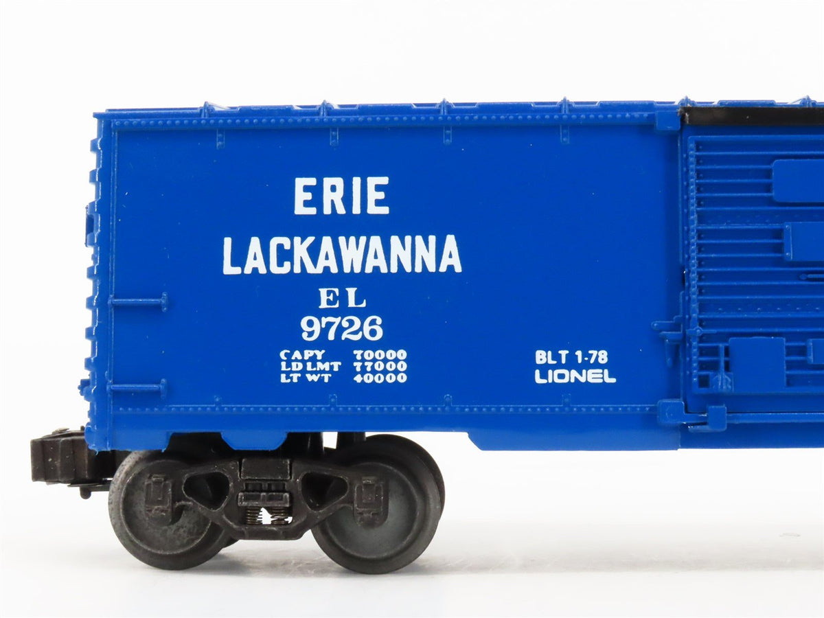 O Gauge 3-Rail Lionel 6-9726 EL Erie Lackawanna Single Door Box Car #9726