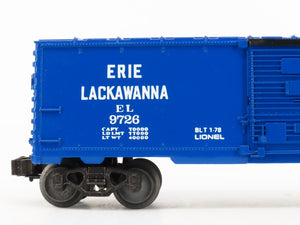O Gauge 3-Rail Lionel 6-9726 EL Erie Lackawanna Single Door Box Car #9726