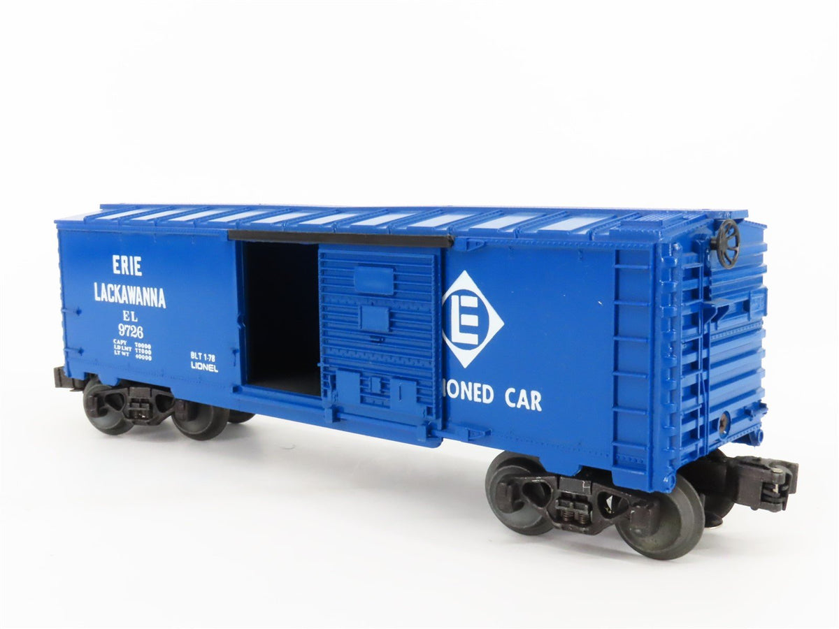 O Gauge 3-Rail Lionel 6-9726 EL Erie Lackawanna Single Door Box Car #9726