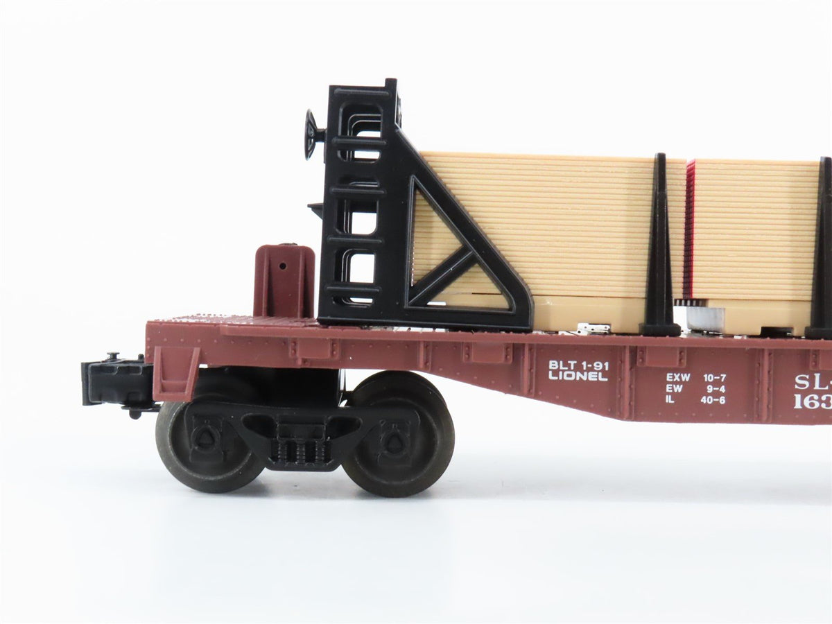 O Gauge 3-Rail Lionel 6-16333 SLSF Frisco Bulkhead Flatcar #16333 w/Lumber Load