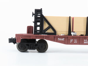 O Gauge 3-Rail Lionel 6-16333 SLSF Frisco Bulkhead Flatcar #16333 w/Lumber Load