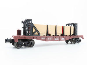 O Gauge 3-Rail Lionel 6-16333 SLSF Frisco Bulkhead Flatcar #16333 w/Lumber Load