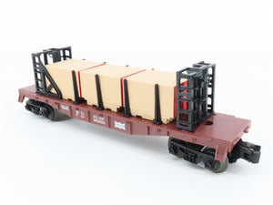 O Gauge 3-Rail Lionel 6-16333 SLSF Frisco Bulkhead Flatcar #16333 w/Lumber Load