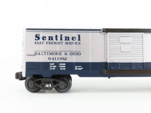 O Gauge 3-Rail K-Line K641-1092 B&O Baltimore & Ohio Sentinel Boxcar #6411092