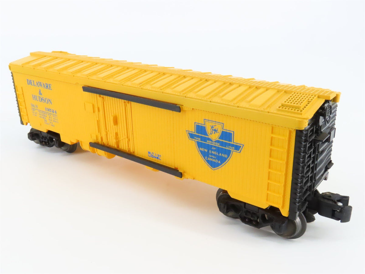 O Gauge 3-Rail Lionel 6-19524 D&amp;H Delaware &amp; Hudson &quot;Bridge Line&quot; Reefer #19524