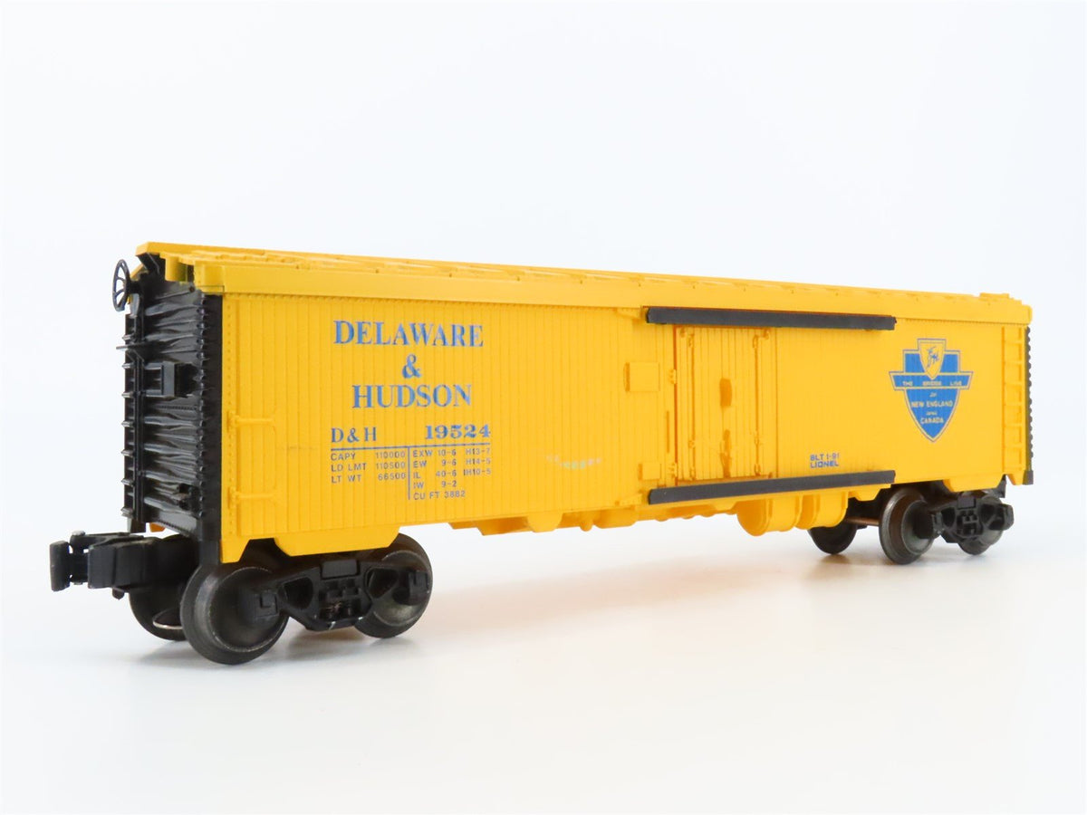 O Gauge 3-Rail Lionel 6-19524 D&amp;H Delaware &amp; Hudson &quot;Bridge Line&quot; Reefer #19524