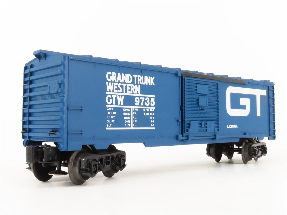 O Gauge 3-Rail Lionel 6-9735 GTW Grand Trunk Western Single Door Box Car #9735