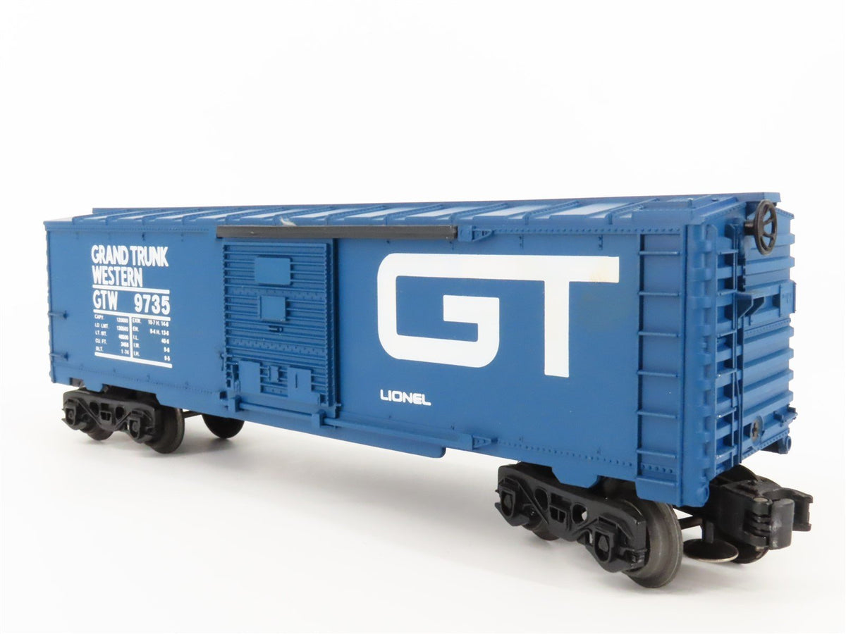 O Gauge 3-Rail Lionel 6-9735 GTW Grand Trunk Western Single Door Box Car #9735