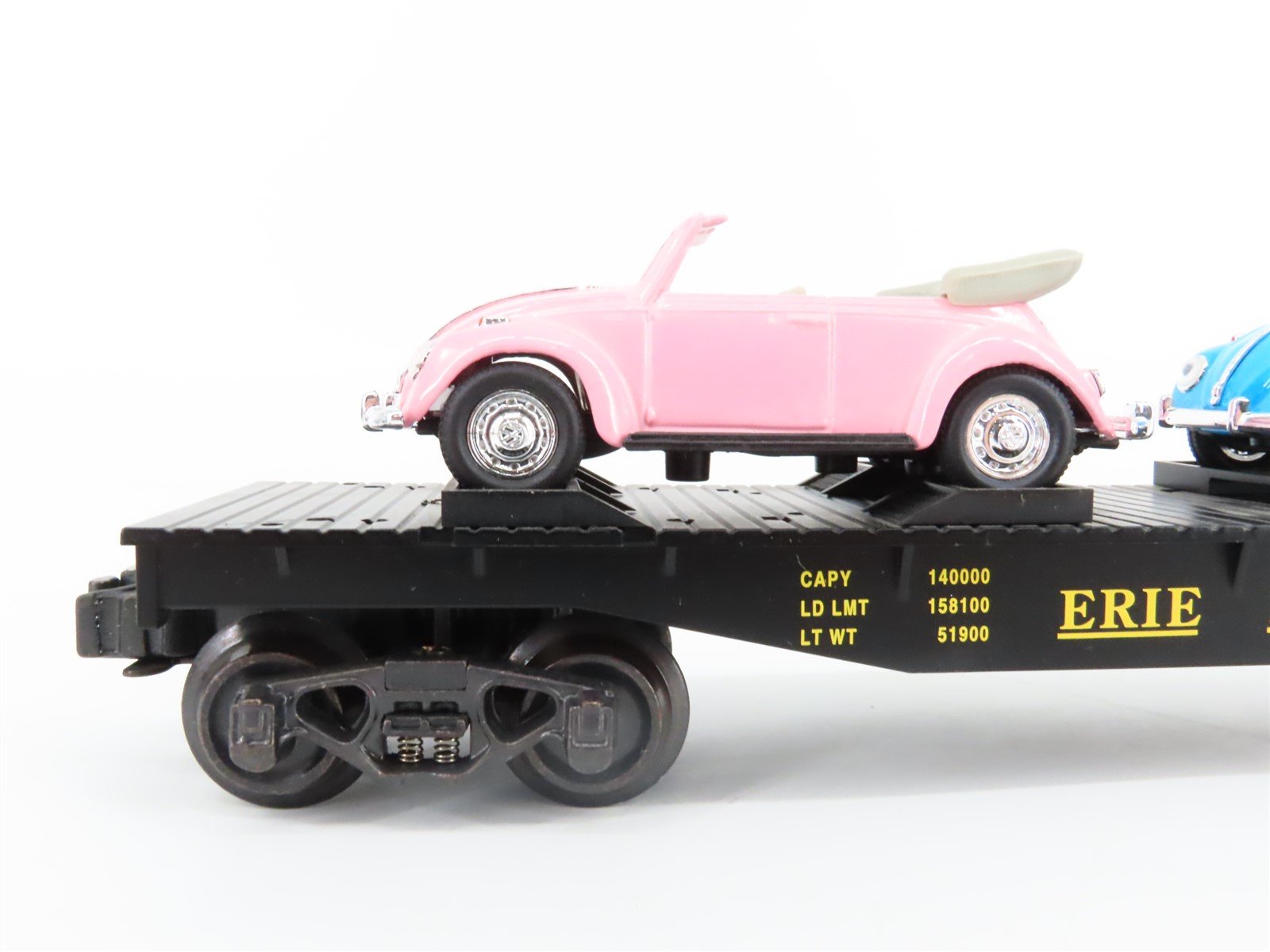 O Gauge 3-Rail K-Line K661-1511 Erie Flat Car W/Volkswagen autos #1511