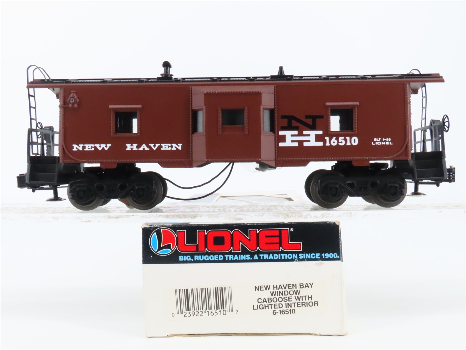 O Gauge 3-Rail Lionel 6-16510 NH New Haven Caboose #16510 wLights