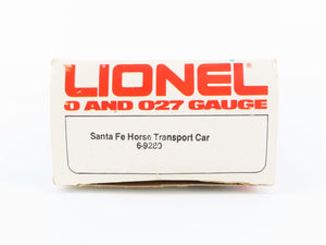 O Gauge 3-Rail Lionel 6-9280 ATSF Santa Fe Railroad Horse Transport Car #9280