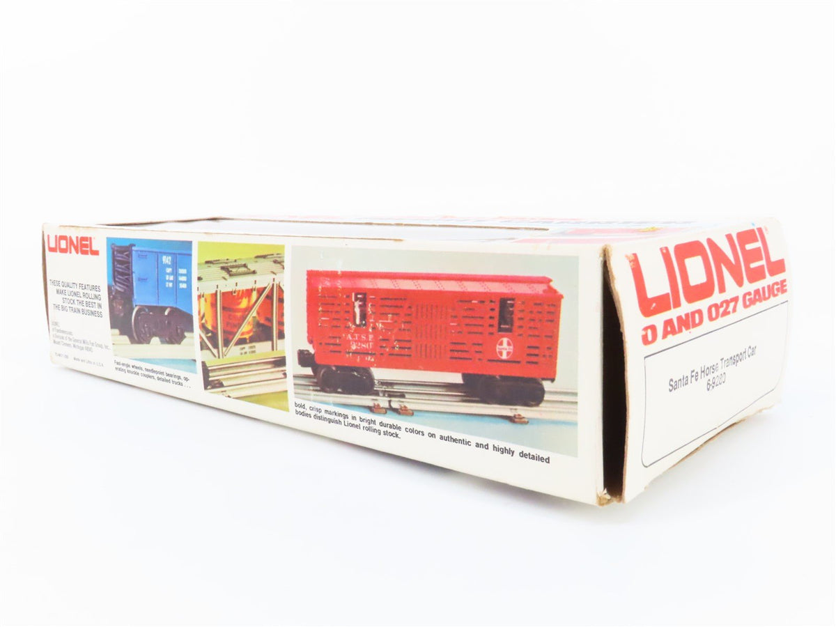 O Gauge 3-Rail Lionel 6-9280 ATSF Santa Fe Railroad Horse Transport Car #9280