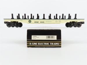 O Gauge 3-Rail K-Line K-699502 BNSF Santa Fe Flat Car W/Pickup Trucks #6995