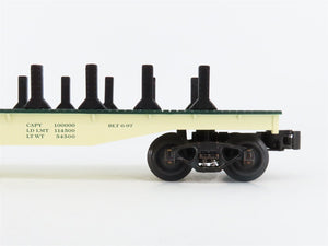 O Gauge 3-Rail K-Line K-699502 BNSF Santa Fe Flat Car W/Pickup Trucks #6995