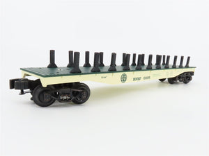 O Gauge 3-Rail K-Line K-699502 BNSF Santa Fe Flat Car W/Pickup Trucks #6995