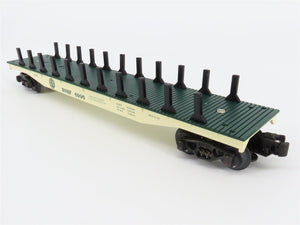 O Gauge 3-Rail K-Line K-699502 BNSF Santa Fe Flat Car W/Pickup Trucks #6995