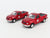 O Gauge 3-Rail K-Line K-699502 BNSF Santa Fe Flat Car W/Pickup Trucks #6995