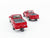 O Gauge 3-Rail K-Line K-699502 BNSF Santa Fe Flat Car W/Pickup Trucks #6995