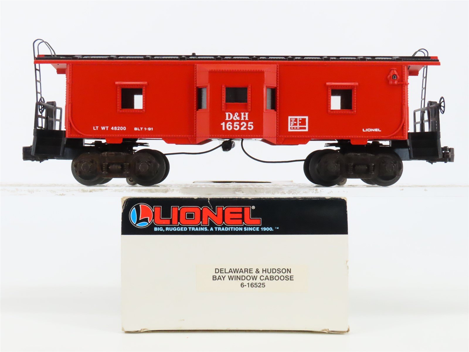 O Gauge 3-Rail Lionel 6-16525 D&H Delaware & Hudson Caboose #16525 w/ Lights