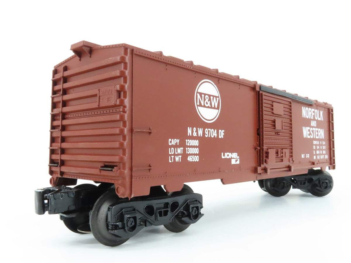 O Gauge 3-Rail Lionel 6-9704 N&amp;W Norfolk &amp; Western Single Door Box Car #9704