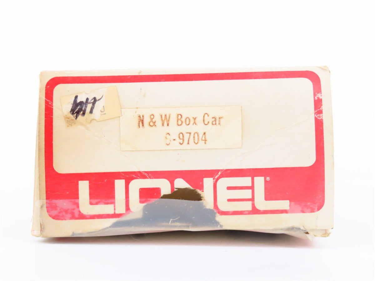 O Gauge 3-Rail Lionel 6-9704 N&amp;W Norfolk &amp; Western Single Door Box Car #9704