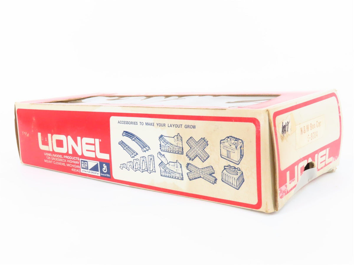 O Gauge 3-Rail Lionel 6-9704 N&amp;W Norfolk &amp; Western Single Door Box Car #9704