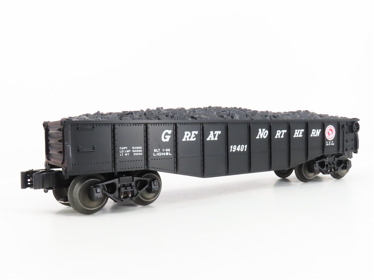 O Gauge 3-Rail Lionel 6-19401 GN Great Northern Gondola #19401 w/Coal Load