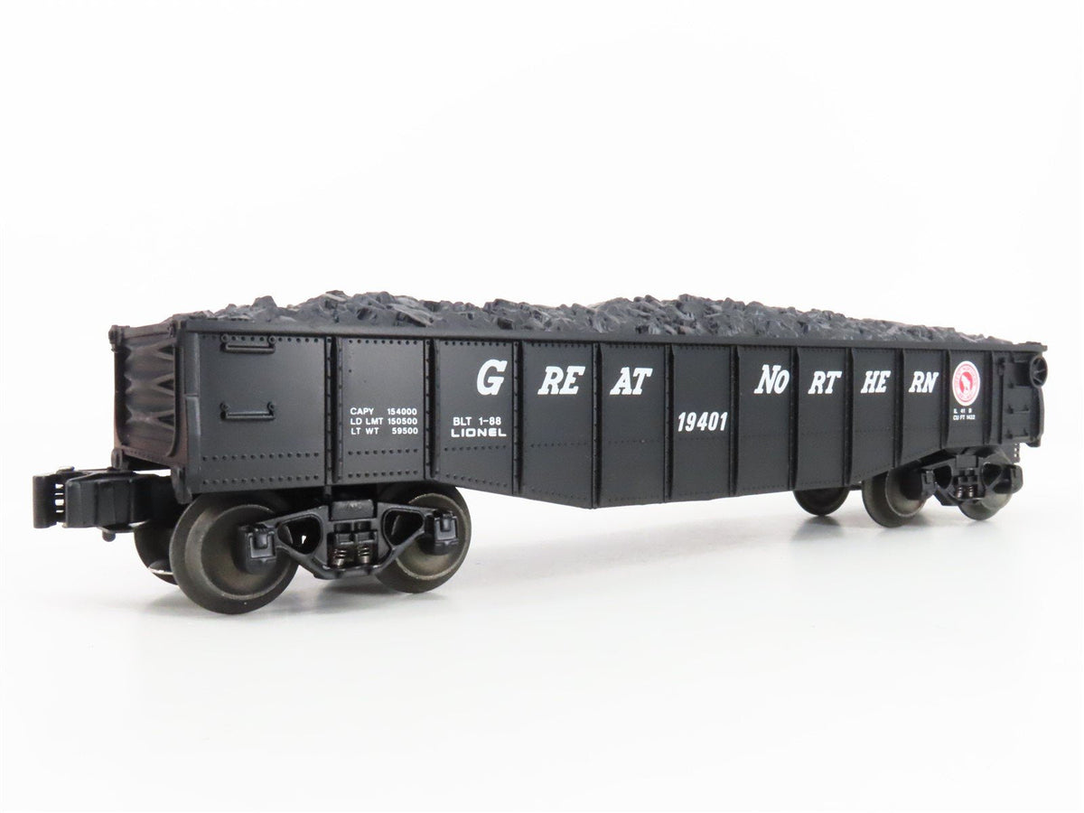 O Gauge 3-Rail Lionel 6-19401 GN Great Northern Gondola #19401 w/Coal Load